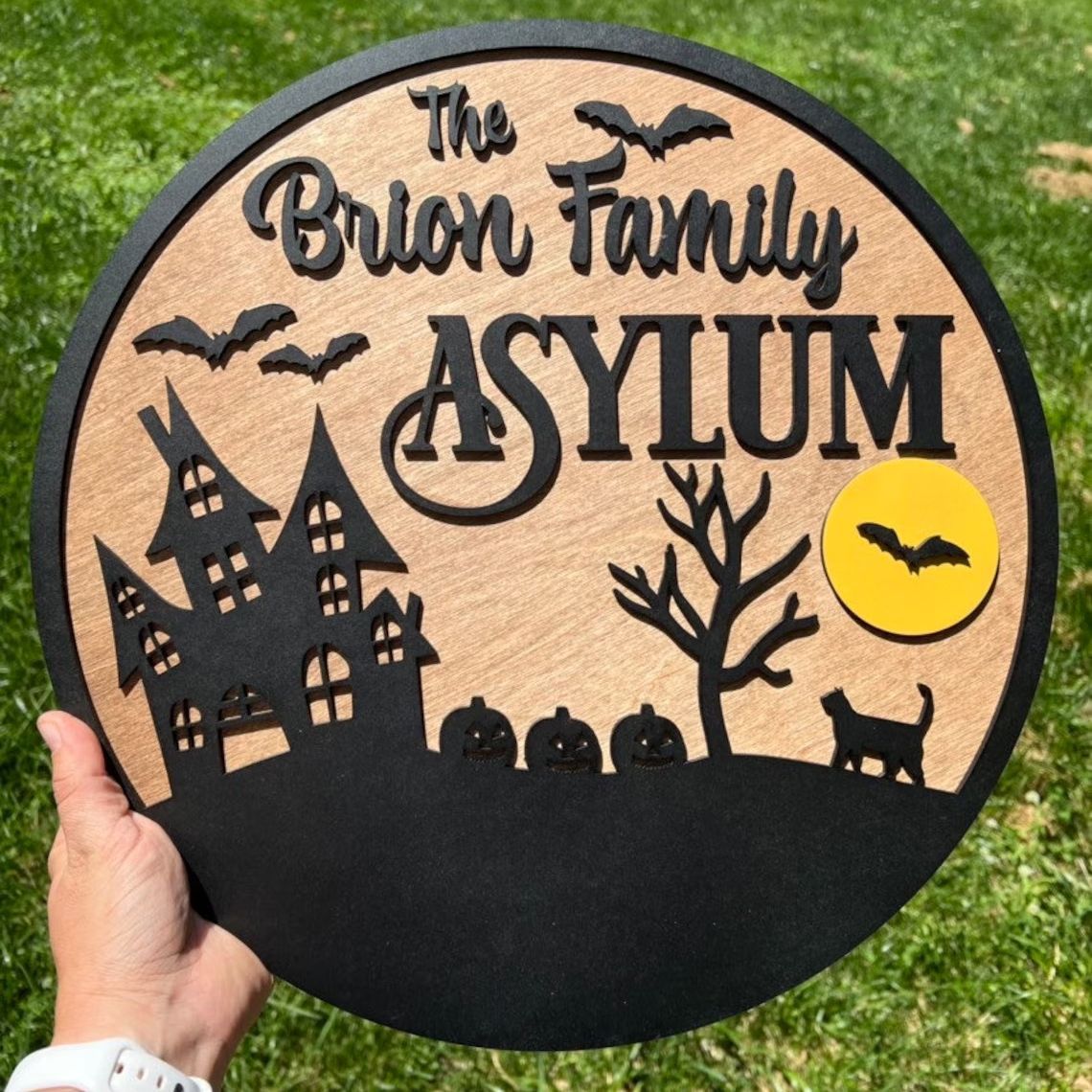 Personalized Halloween Home Decor